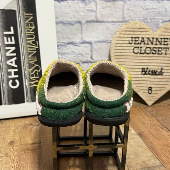 LL Bean Women 7 Slip-ons rainbow comfort slippers - Picture 6 of 8